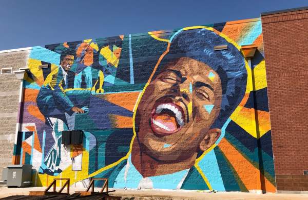 Little Richard Mural MidCity Logan Tanner