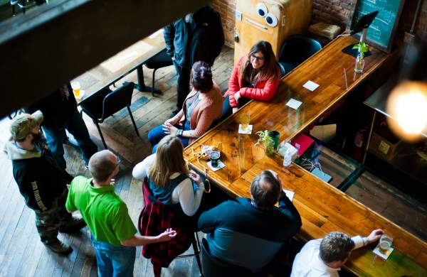 Green Bus Brewing overhead - Kadie Pangburn