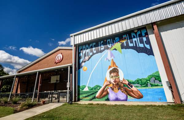 Space is Our Place mural - Jeff White