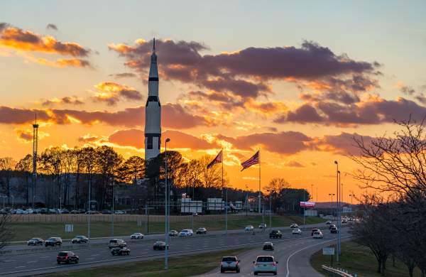Rocket Sunset