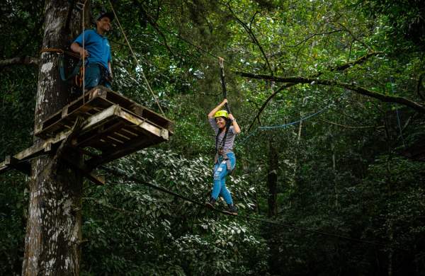 Sky walking, Bajo Boquete, Chiriquí province
