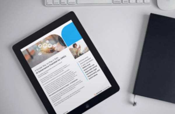 The front cover of the AI Governance for DMOs checklist.