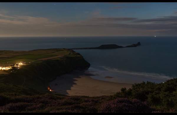 Video Thumbnail - youtube - Swansea Bay - Rhosilli - Time lapse