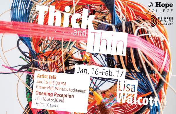 Lisa Walcott: Thick and Thin, Artist Presentation