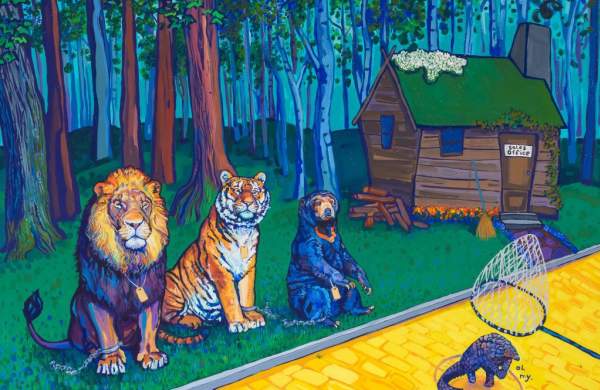 Red Alert! Art Exhibit featuring artwork done by Joel Schoon Tanis