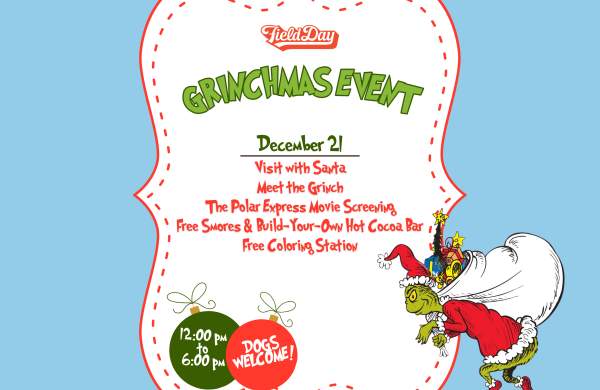 Free Grinchmas Event at Field Day