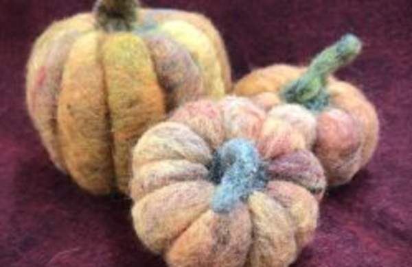 Needle Felted Pumpkins with Marti Swanson