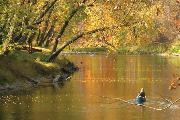 Wildcat Creek Canoeing Fall