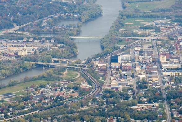 Aerial View of Downtown