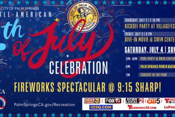 All-American Celebration and Fireworks Spectacular at Sunrise Park on July 4!