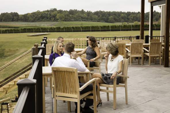 Stone Tower Meetings Outside patio