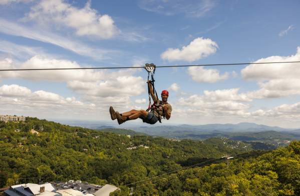 zipline outdoors