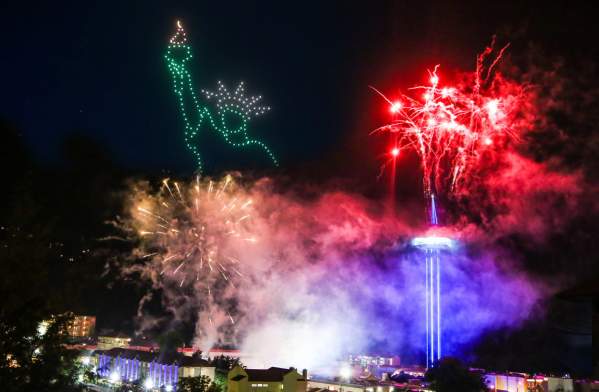 4th of July Drone Show & Fireworks Finale