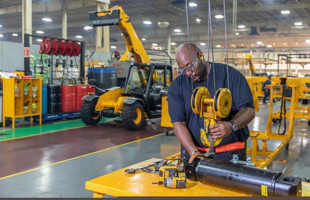 Person working in a factory