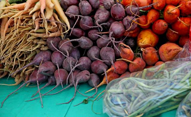 Root Vegetables at Kelowna Farmers' Market