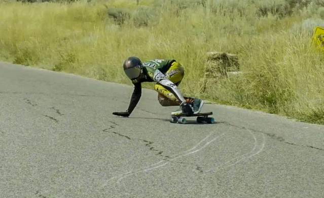 Knox Mountain Downhill Longboard Rider