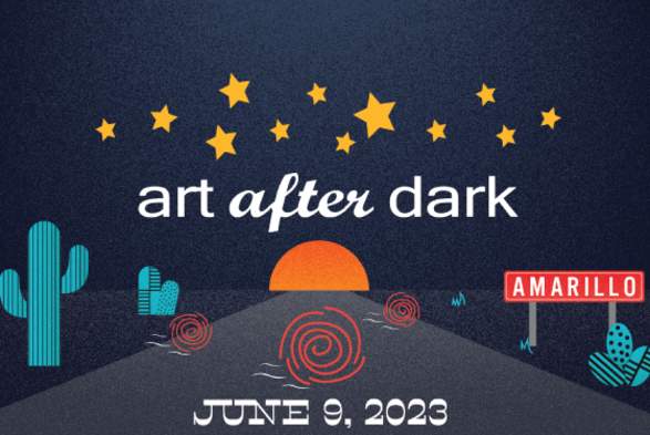 Amarillo Museum of Art Graphic Promoting the Art After Dark Event