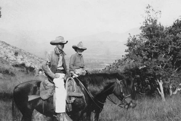 Max Jr. and Hellan Hall Michaelis horseback on the El Fortin Ranch in Mexico