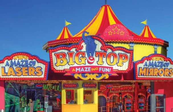 Big Top Mirror and Laser Maze