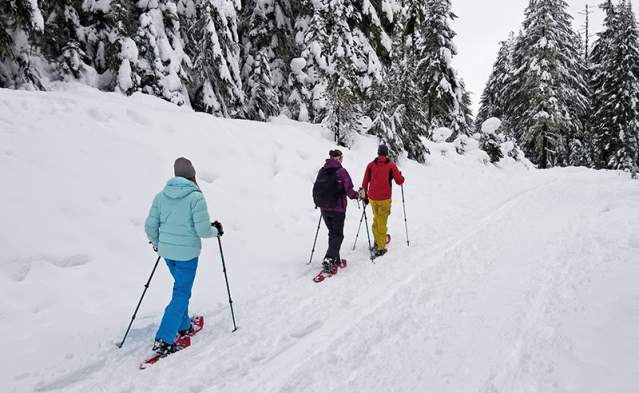 Snowshoeing the Cascades: Salt Creek