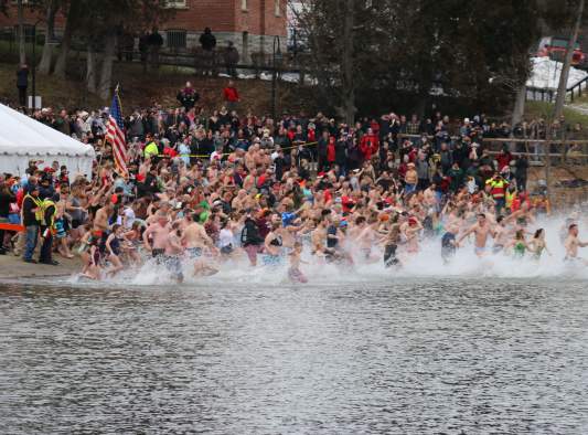 Polar Plunge - Lake George Winter Carnival