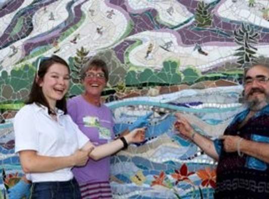 Faces of Our Mosaic Mural & New Mosaics