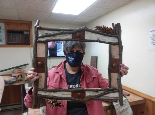 Birch Bark Picture Frames and Mirrors