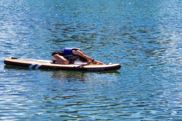 Try your hand at paddle boarding on the newly renovated Lake Pacawa.