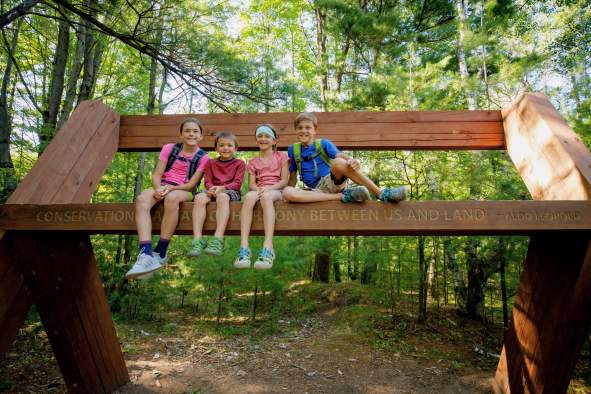 Grab the kids and head outside for a day of outdoor fun mixed with art at the Stevens Point Sculpture Park.