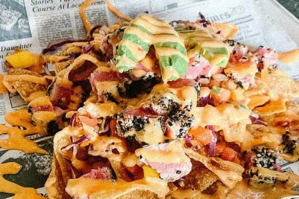 Nachos, food