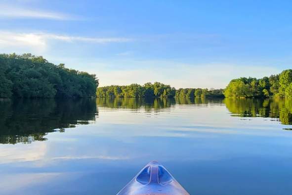Paddling the Wisconsin River in the Stevens Point Area