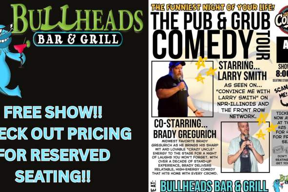 Pub and Grub Comedy Tour at Bullheads Bar and Grill