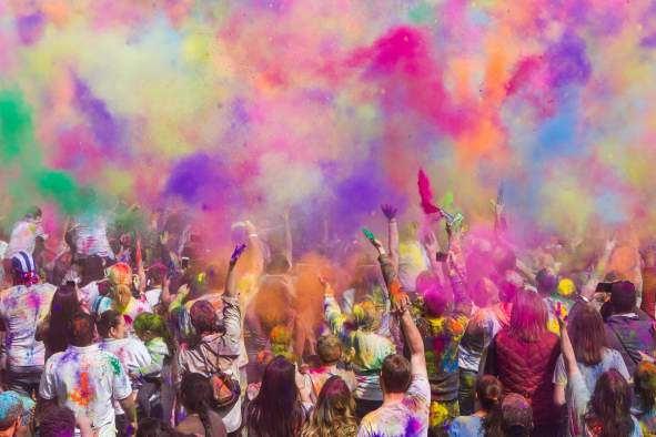 Color Run Weekend at the Campground