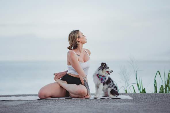 Yoga with Puppies