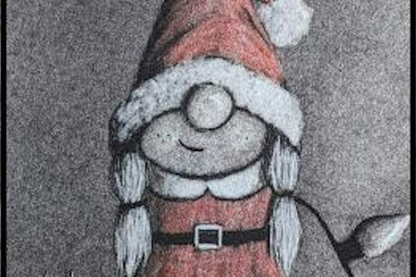 Charcoal Drawing Event "Mrs. Claus"