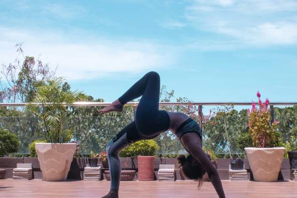 Yoga in the Beer Garden