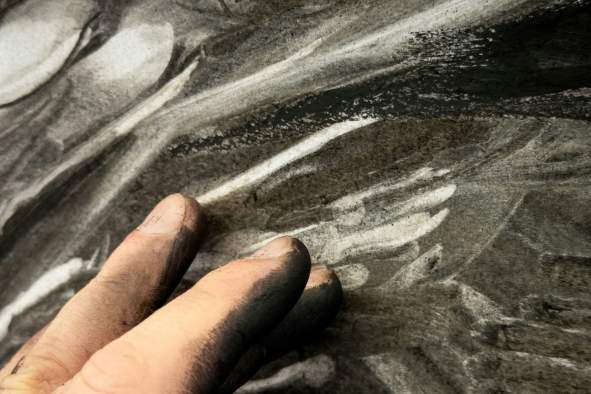 Charcoal Drawing Event "Ghost Bubbles"