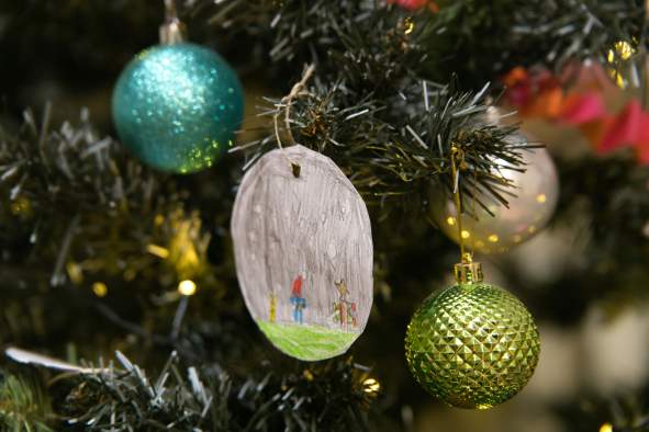 Let's Paint Wooden Ornaments at Ruby Coffee in Nelsonville!