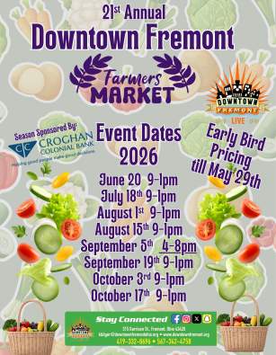 Downtown Fremont Farmers Market-Halloween Happenings!