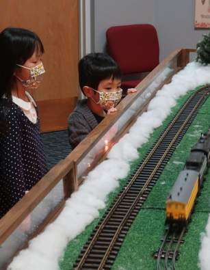 "Hayes Train Special" Model Train Display