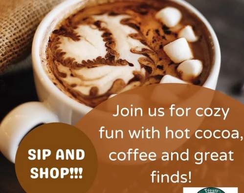 Sip and Shop February