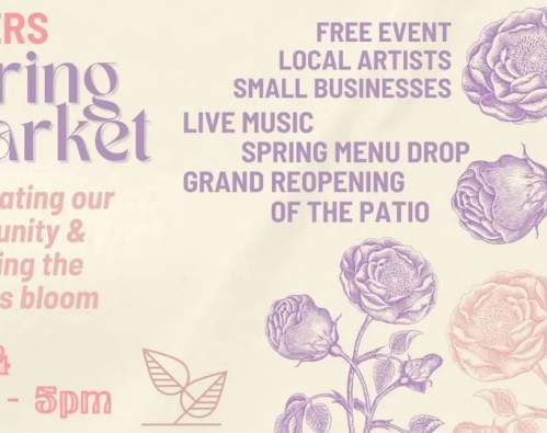 Spring Market on Pipers Patio
