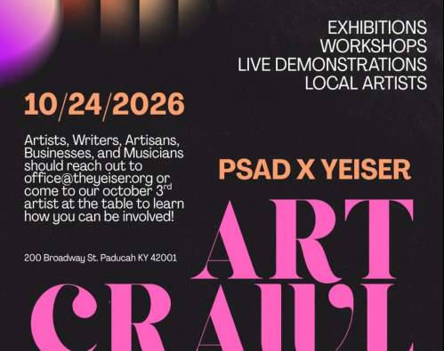 PSAD & Yeiser Art Center Art Crawl