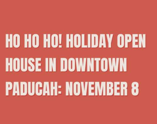 Holiday Open House in Downtown Paducah