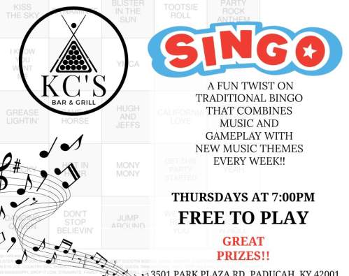Singo at KC's Bar and Grill