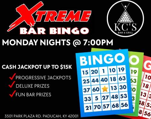 Xtreme Bar Bingo at KC's Bar and Grill