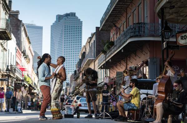Dancing in the French Quarter