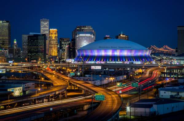 Superdome at Night