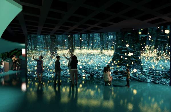 Audubon Aquarium of the Americas Interior Render - 2023
