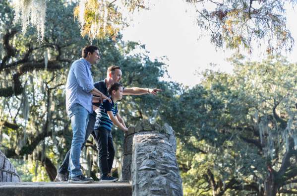 Family at City Park